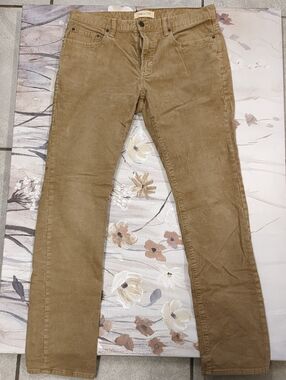 Corduroy Slim Jeans In Tan
